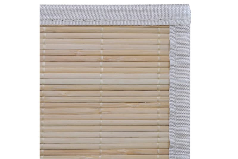 Rektangulӕrt gulvteppe 150 x 200 cm naturlig bambus - Beige - Tekstiler - Tepper & Matter - Moderne matte - Sisaltepper