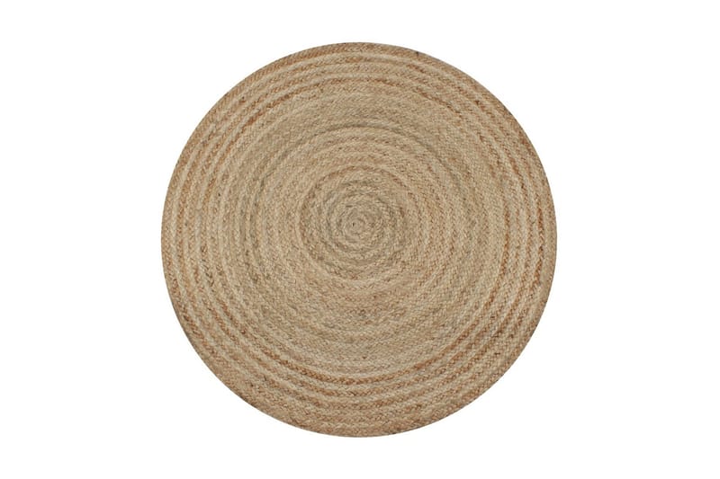 Teppe flettet jute 150 cm rund - Natur - Tekstiler - Tepper & Matter - Moderne matte - Jutematter & hampematter