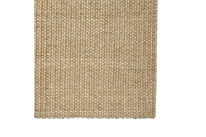 Teppe naturlig sisal 100x100 cm - Brun - Tekstiler - Tepper & Matter - Moderne matte - Sisaltepper