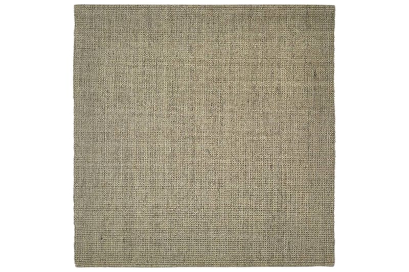 Teppe naturlig sisal 100x100 cm gråbrun - Taupe - Tekstiler - Tepper & Matter - Moderne tepper - Sisaltepper