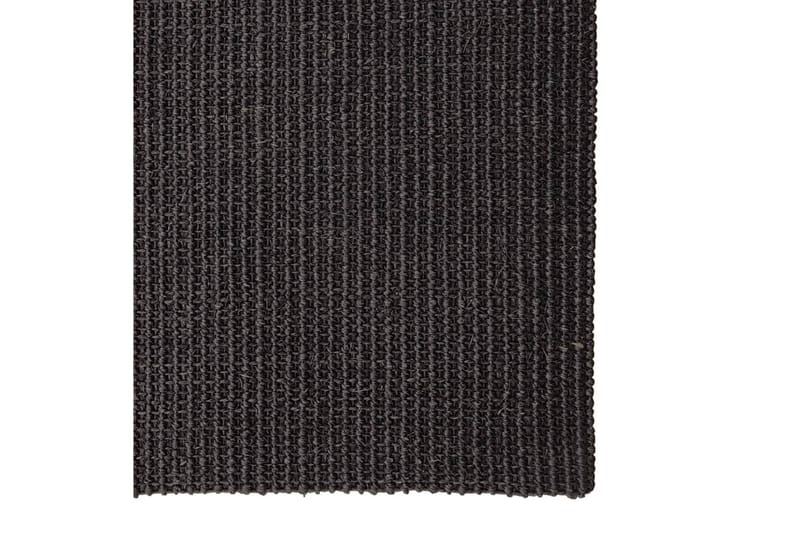 Teppe naturlig sisal 100x200 cm svart - Svart - Tekstiler - Tepper & Matter - Moderne matte - Sisaltepper