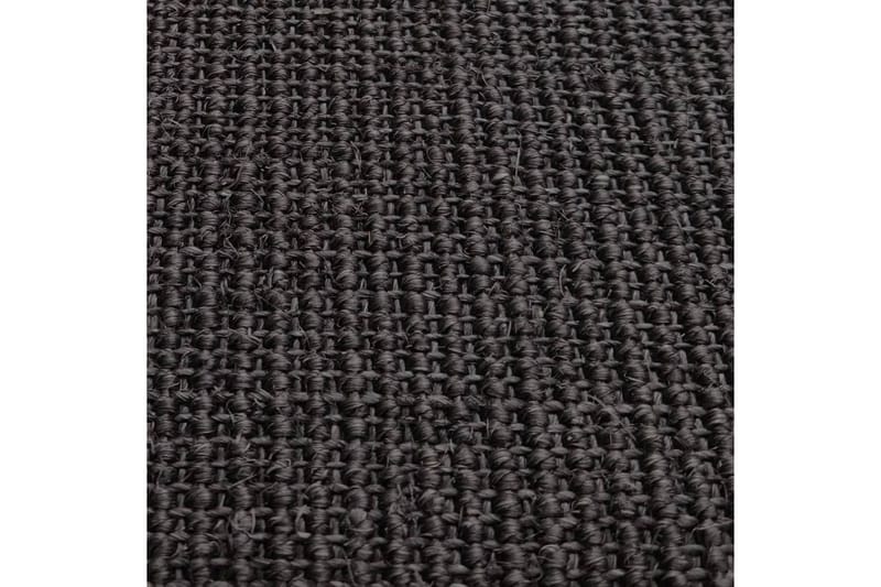 Teppe naturlig sisal 100x200 cm svart - Svart - Tekstiler - Tepper & Matter - Moderne matte - Sisaltepper