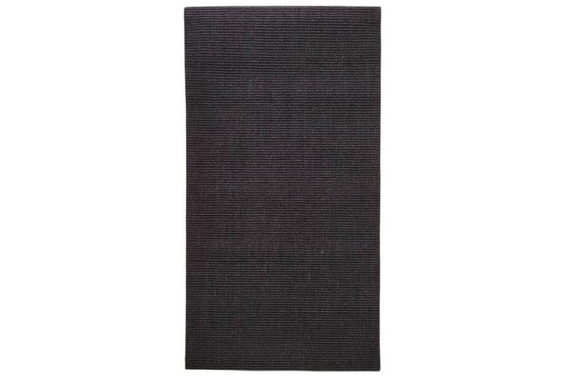 Teppe naturlig sisal 80x150 cm svart - Svart - Tekstiler - Tepper & Matter - Moderne tepper - Jutematter & hampematter