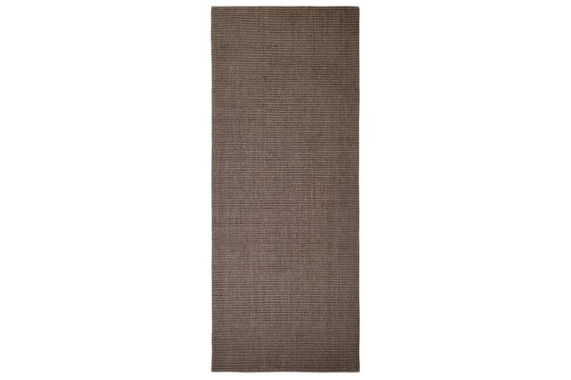 Teppe naturlig sisal 80x200 cm brun - Brun - Tekstiler - Tepper & Matter - Moderne tepper - Sisaltepper