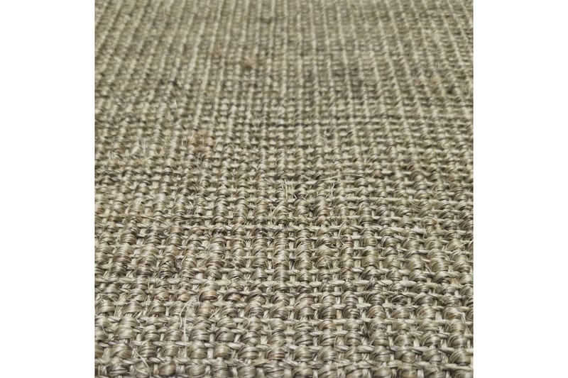 Teppe naturlig sisal 80x250 cm gråbrun - Taupe - Tekstiler - Tepper & Matter - Moderne tepper - Sisaltepper