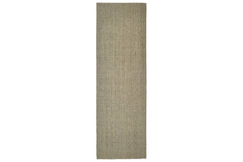 Teppe naturlig sisal 80x250 cm gråbrun - Taupe - Tekstiler - Tepper & Matter - Moderne tepper - Sisaltepper