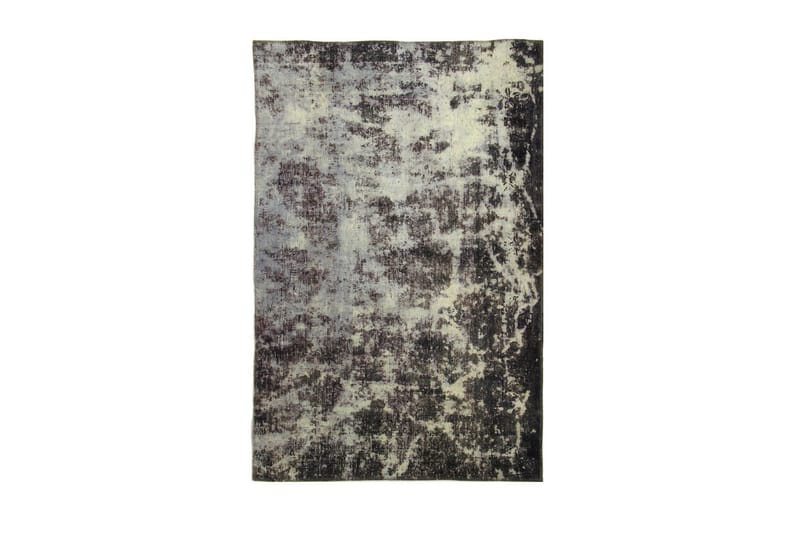 Håndknyttet Vintage Matte Ull Grå/Mørkegrønn 115x179 cm - Tekstiler - Tepper & Matter - Moderne matte - Ullteppe
