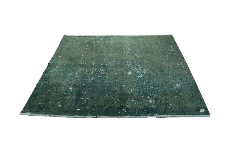 Håndknyttet Vintage Matte Ull Grønn 205x220 cm - Tekstiler - Tepper & Matter - Moderne matte - Ullteppe