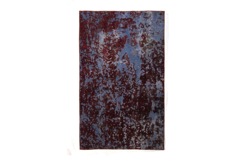 Håndknyttet Vintage Matte Ull Mørk Blå/Rød 128x194 cm - Tekstiler - Tepper & Matter - Moderne tepper - Ullteppe