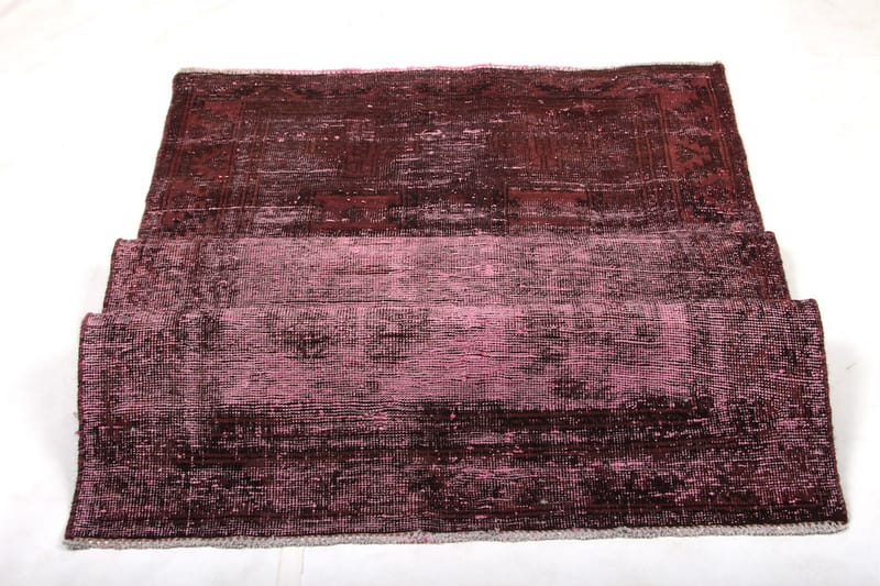 Håndknyttet Vintage Matte Ull Rød 95x191cm - Tekstiler - Tepper & Matter - Moderne matte - Ullteppe