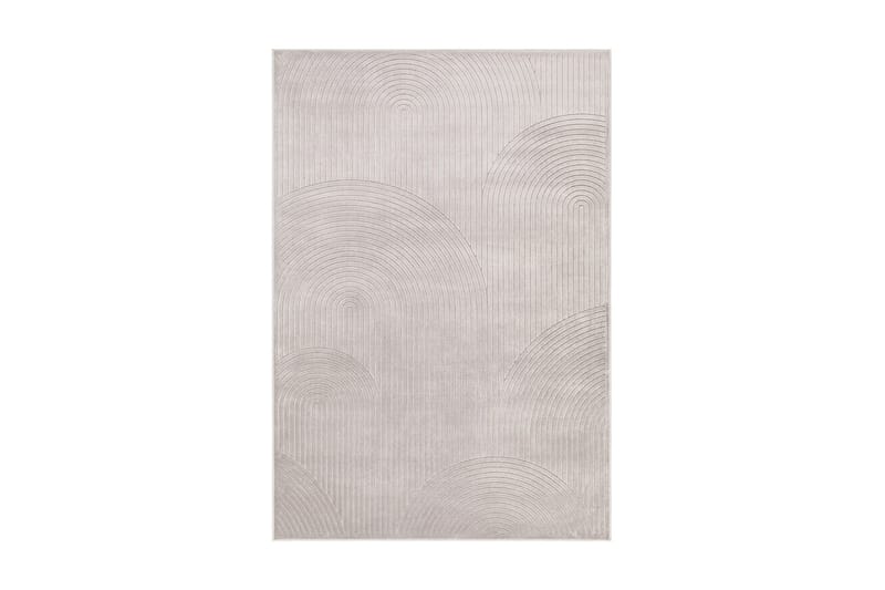 Amore Art Viskosematte Rektangulær 160x230 cm - Sølv - Tekstiler - Tepper & Matter - Moderne tepper - Viskosematter