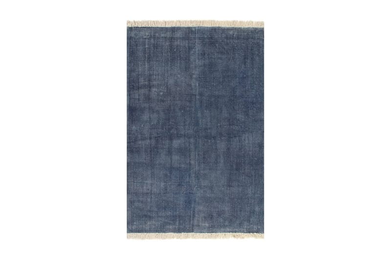 Gulvsteppe kilim-vevet bomull 120x180 cm blå - Tekstiler - Tepper & Matter - Orientalske tepper - Kelimtepper