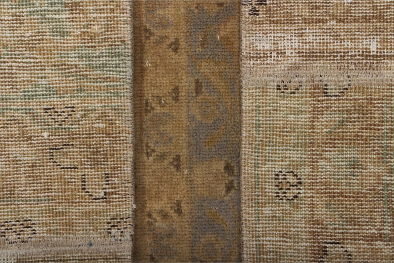 Håndknyttet Lappeteppe Ull/Garn Flerfarget 119x183 cm - Tekstiler - Tepper & Matter - Orientalske tepper - Lappetepper