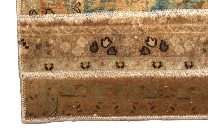 Håndknyttet Lappeteppe Ull/Garn Flerfarget 119x183 cm - Tekstiler - Tepper & Matter - Orientalske tepper - Lappetepper