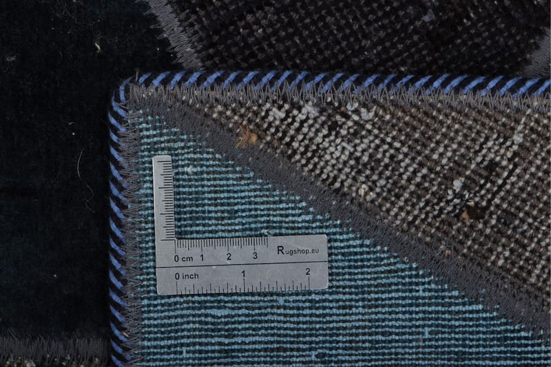 Håndknyttet Lappeteppe Ull/Garn Flerfarget 143x214 cm - Tekstiler - Tepper & Matter - Orientalske tepper - Lappetepper