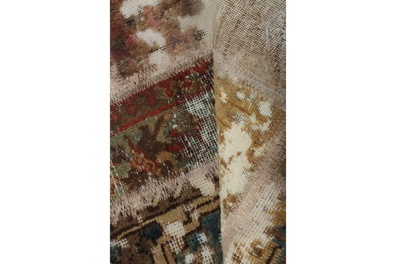 Håndknyttet Lappeteppe Ull/Garn Flerfarget 175x220 cm - Tekstiler - Tepper & Matter - Orientalske tepper - Lappetepper