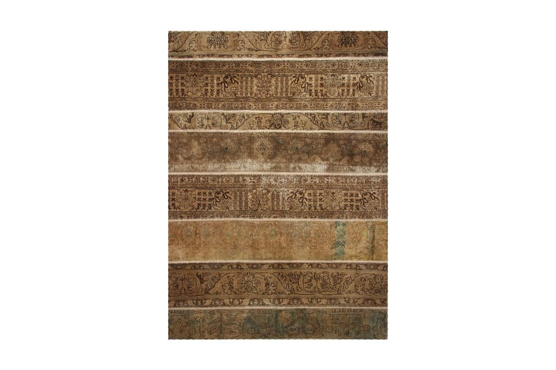 Håndknyttet Lappeteppe Ull/Garn Flerfarget 193x270 cm - Tekstiler - Tepper & Matter - Orientalske tepper - Lappetepper
