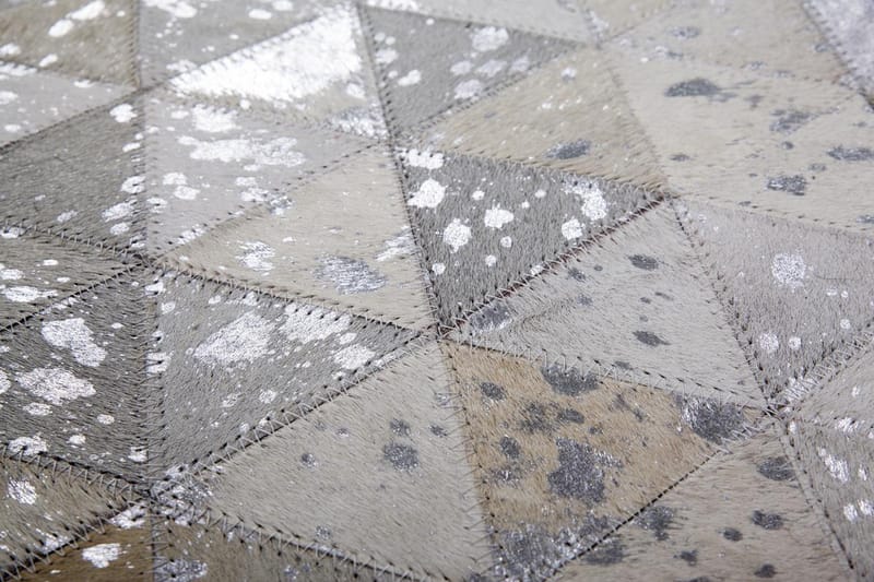 Hingre Matte Ldu Grå/Sølv 120x170 cm - Tekstiler - Tepper & Matter - Orientalske tepper - Patchwork tepper