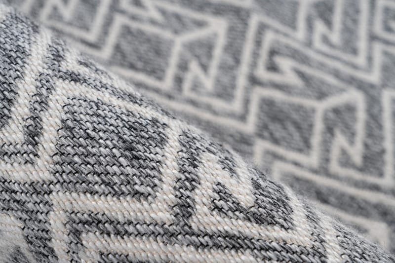 Moodgechester Matte På Brun/Blå 120x170 cm - Tekstiler - Tepper & Matter - Orientalske tepper - Patchwork tepper