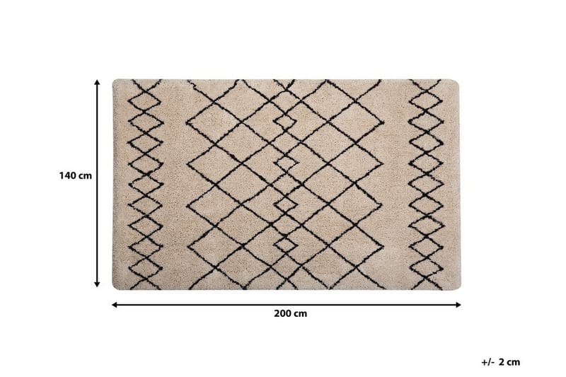 Genavive Matte 140x200 cm - Beige - Tekstiler - Tepper & Matter - Orientalske tepper