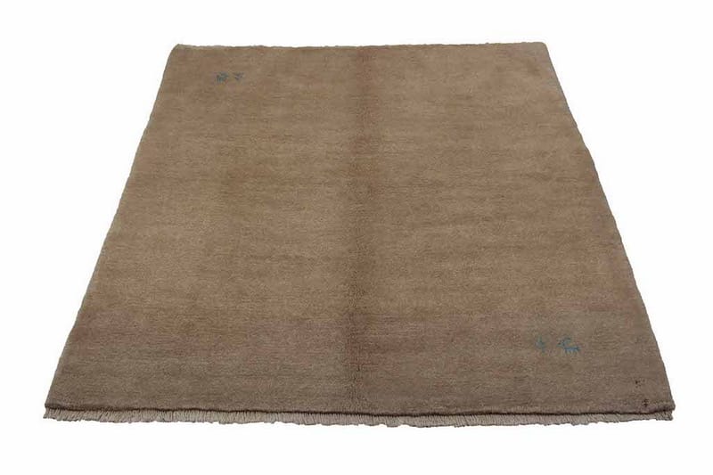 Håndknyttet Gabbeh Shiraz Ull Beige 154x178cm - Tekstiler - Tepper & Matter - Orientalske tepper