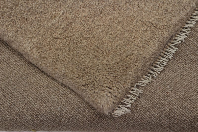Håndknyttet Gabbeh Shiraz Ull Beige 157x190cm - Tekstiler - Tepper & Matter - Orientalske tepper