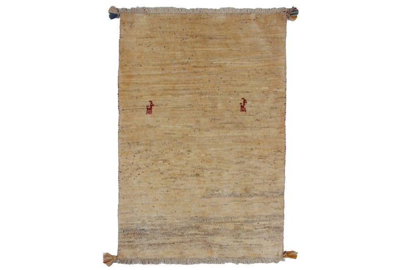 Håndknyttet Gabbeh Shiraz Ull Beige 71x109cm - Tekstiler - Tepper & Matter - Orientalske tepper