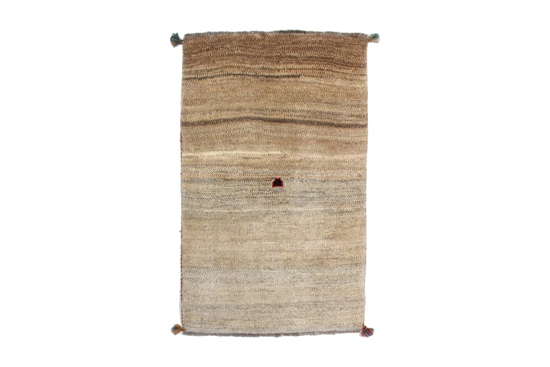 Håndknyttet Gabbeh Shiraz Ull Beige 83x133cm - Tekstiler - Tepper & Matter - Orientalske tepper