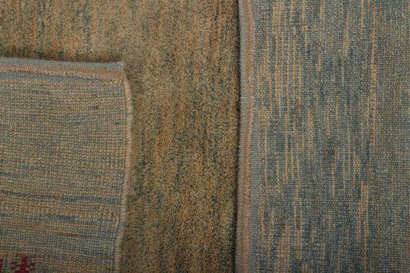 Håndknyttet Gabbeh Shiraz Ull Beige/Blå 90x124 cm - Tekstiler - Tepper & Matter - Orientalske tepper
