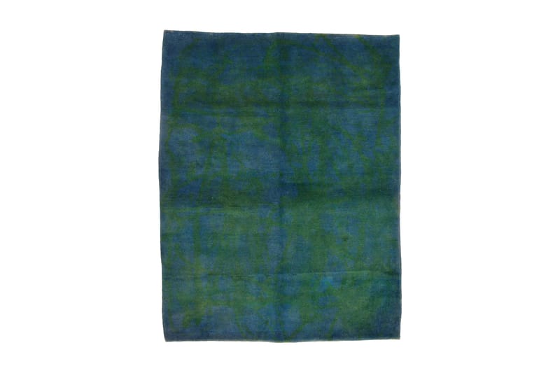 Håndknyttet Gabbeh Shiraz Ull Grønn/Blå 150x195 cm - Tekstiler - Tepper & Matter - Håndvevde tepper