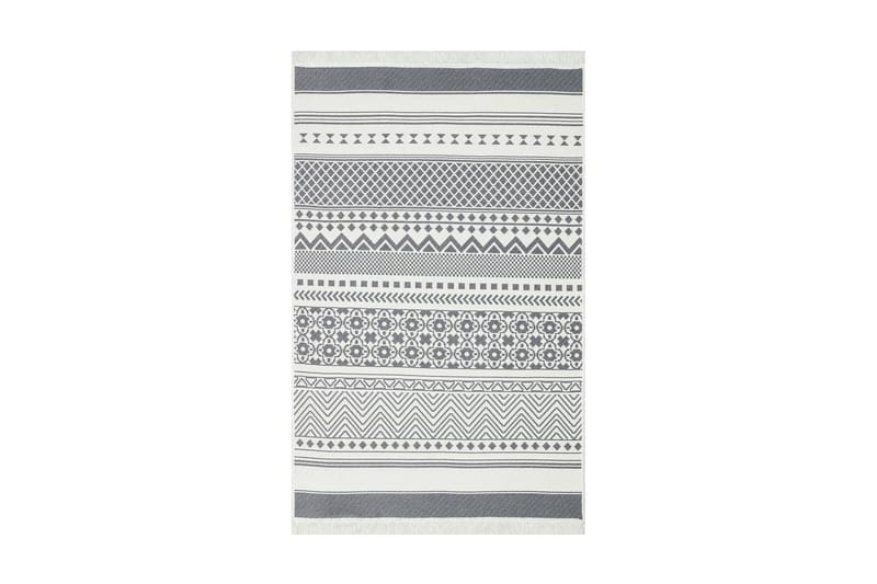 Eko Hali BomullsMatte 80x300 cm - Grå/Hvit - Tekstiler - Tepper & Matter - Små tepper