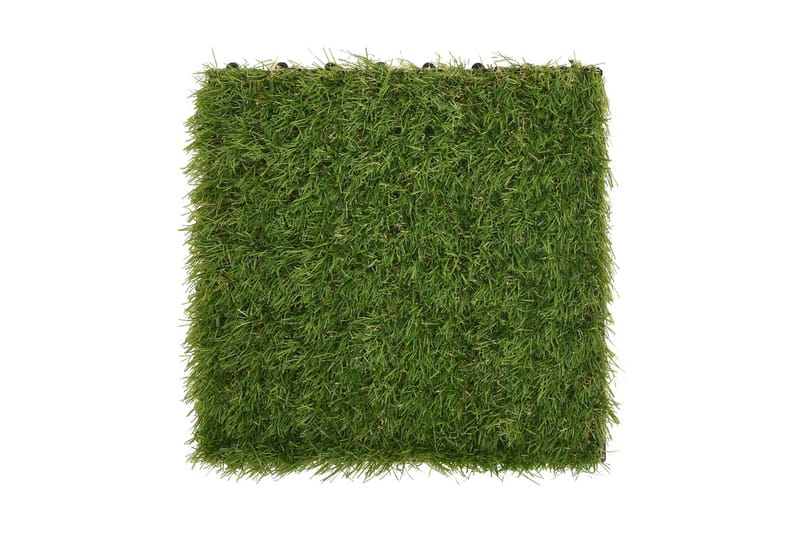 Kunstige gressmatter 11 stk grønn 30x30 cm - grønn - Tekstiler - Tepper & Matter - Spesialmatte - Nålefiltmatter & kunstgressmatter