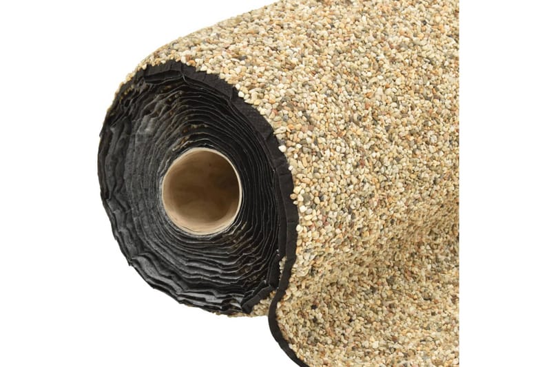 Steinfolie naturlig sand 150x60 cm - Tekstiler - Tepper & Matter - Spesialmatte - Nålefiltmatter & kunstgressmatter