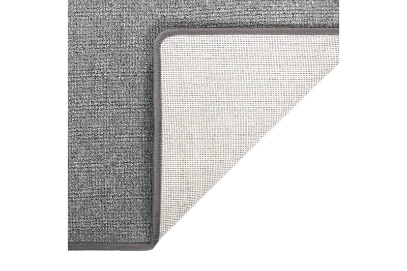 Teppeløper mørkegrå 50x100 cm - Grå - Tekstiler - Tepper & Matter - Spesialmatte - Trappetepper