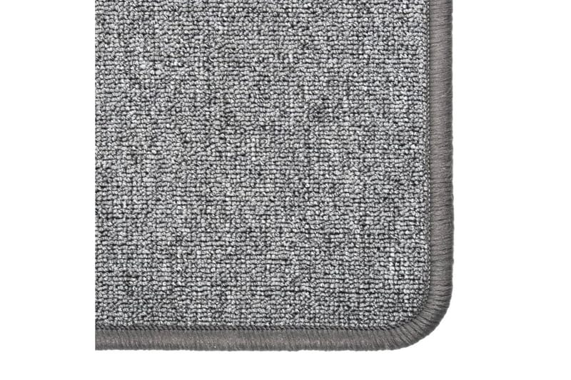 Teppeløper mørkegrå 50x250 cm - Grå - Tekstiler - Tepper & Matter - Spesialmatte - Trappetepper