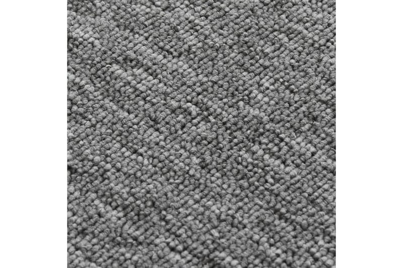 Trappematter 15 stk 60x25 cm grå sklisikker - Grå - Tekstiler - Tepper & Matter - Spesialmatte - Trappetepper