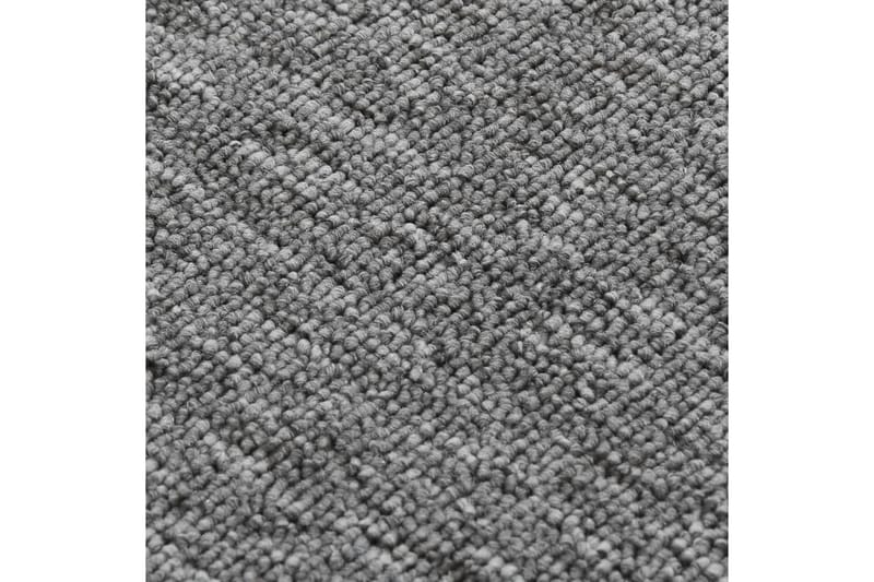 Trappematter 15 stk 75x20 cm grå sklisikker - Grå - Tekstiler - Tepper & Matter - Spesialmatte - Trappetepper