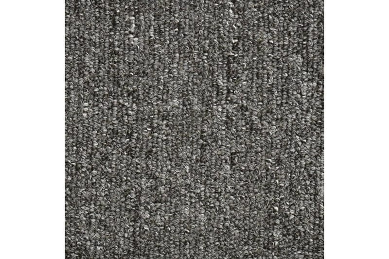 Trappetrinnstepper 15 stk mørkegrå 56x17x3 cm - Grå - Tekstiler - Tepper & Matter - Spesialmatte - Trappetrinnstepper