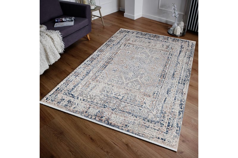 Irubhi Matte 200x290 cm - Grå/Blå - Tekstiler - Tepper & Matter - Små tepper