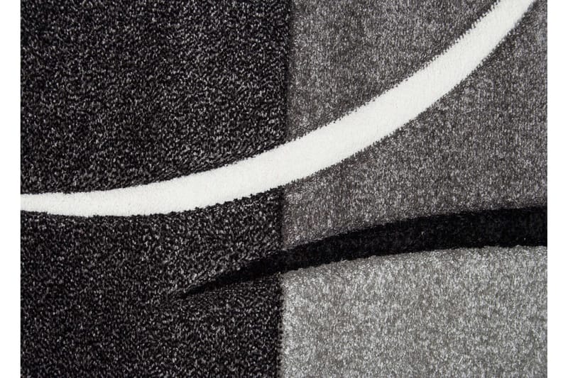 London Patch Friezematte 160x230 Rutete - Svart - Tekstiler - Tepper & Matter - Store tepper