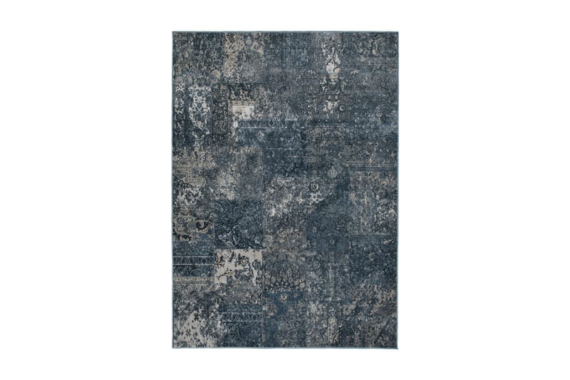 Pikonte Patch Matte 160x230 cm - Blå - Tekstiler - Tepper & Matter - Moderne matte - Viskosematter