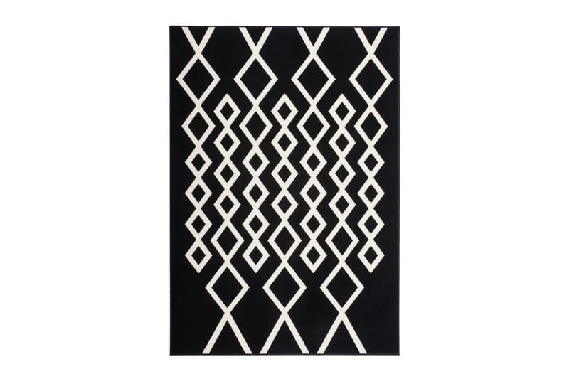 Sadaloeil Matte Vatins Svart/Elfenben 160x230 cm - Tekstiler - Tepper & Matter - Store tepper