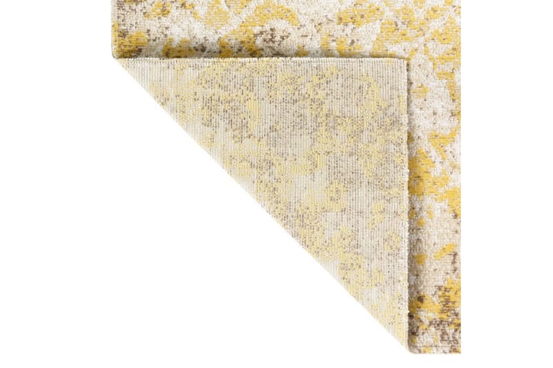 Uteteppe flatvevd 100x200 cm gul - Gul - Tekstiler - Tepper & Matter - Store tepper