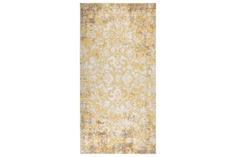Uteteppe flatvevd 100x200 cm gul - Gul - Tekstiler - Tepper & Matter - Små tepper