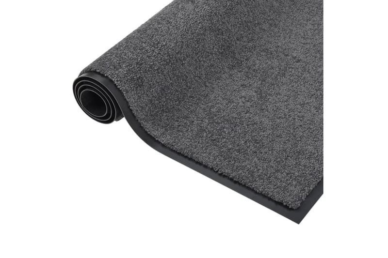 Dørmatte antrasitt 60x80 cm - Antrasittgrå - Tekstiler - Tepper & Matter - Utendørstepper - Dørmatte og entrématte
