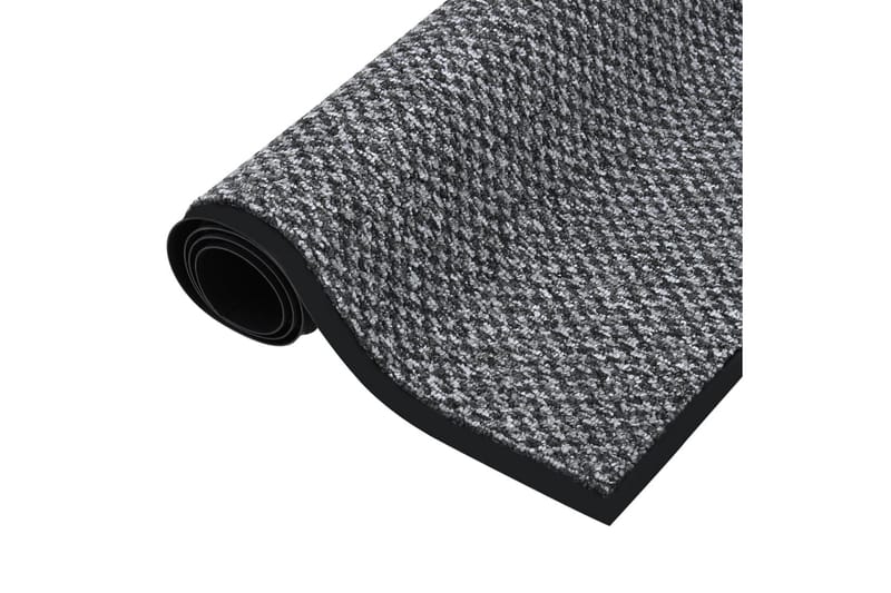 Dørmatte grå 40x60 cm - Grå - Tekstiler - Tepper & Matter - Utendørstepper - Dørmatte og entrématte