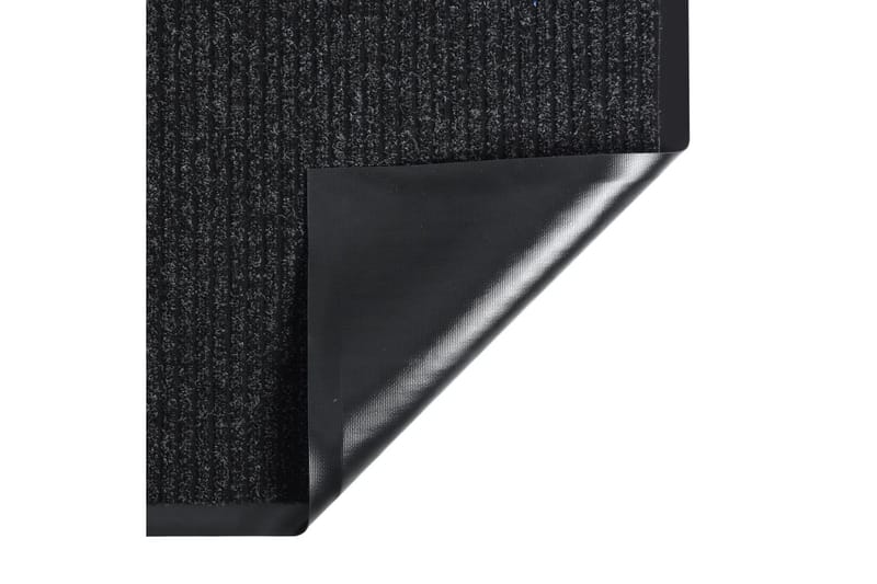 Dørmatte stripet antrasitt 40x60 cm - Antrasittgrå - Tekstiler - Tepper & Matter - Utendørstepper - Dørmatte og entrématte