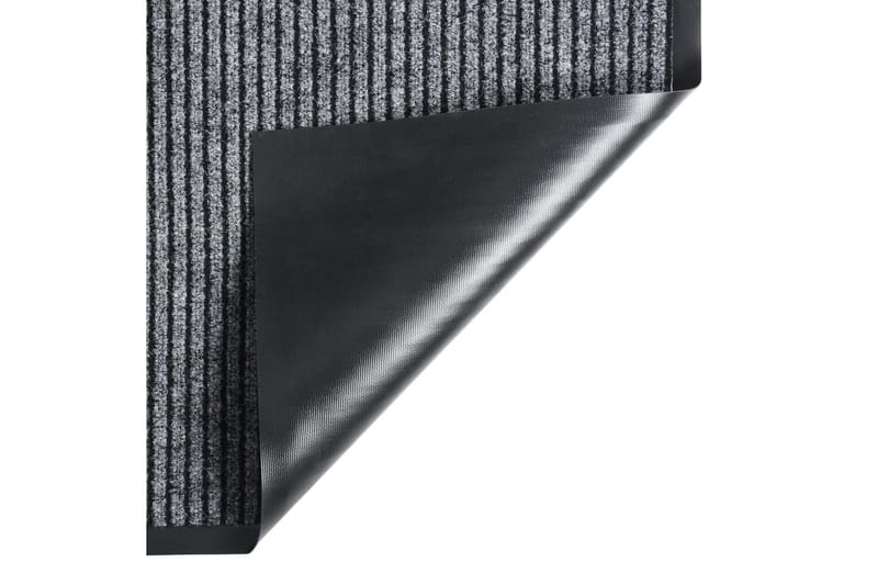 Dørmatte stripet grå 40x60 cm - Grå - Tekstiler - Tepper & Matter - Utendørstepper - Dørmatte og entrématte