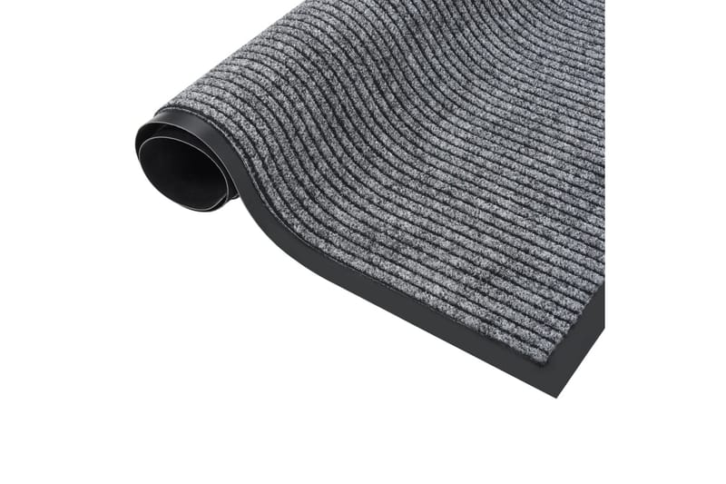 Dørmatte stripet grå 40x60 cm - Grå - Tekstiler - Tepper & Matter - Utendørstepper - Dørmatte og entrématte