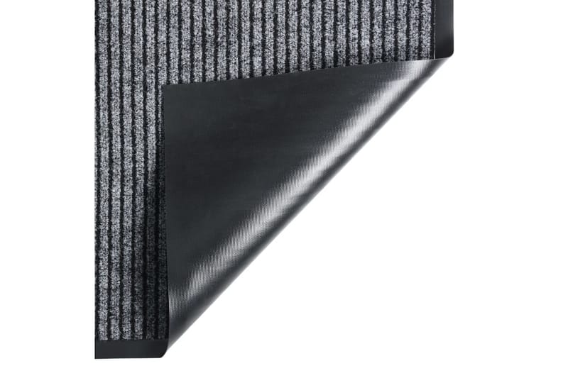 Dørmatte stripet grå 80x120 cm - Grå - Tekstiler - Tepper & Matter - Utendørstepper - Dørmatte og entrématte
